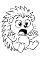 Hedgehog’s Big Surprised Squeak Moment