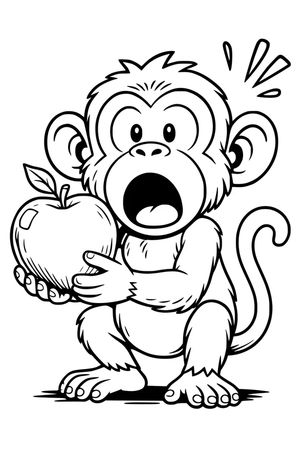 Monkey and His Big Apple Surprise