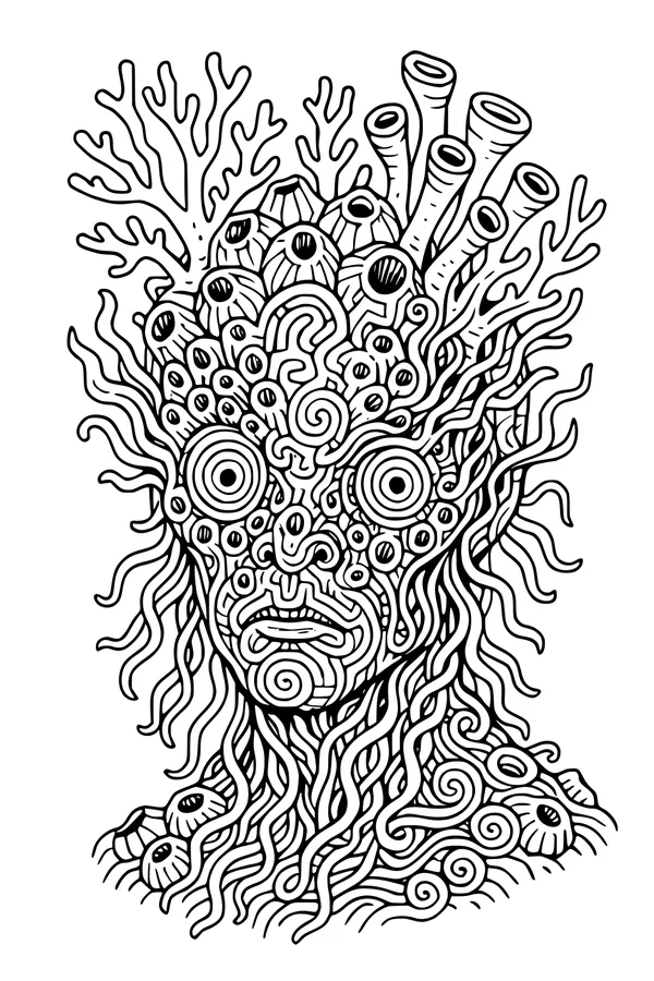 Swirly Space Coral Friend