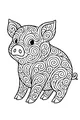 Swirly Piglet Daydream