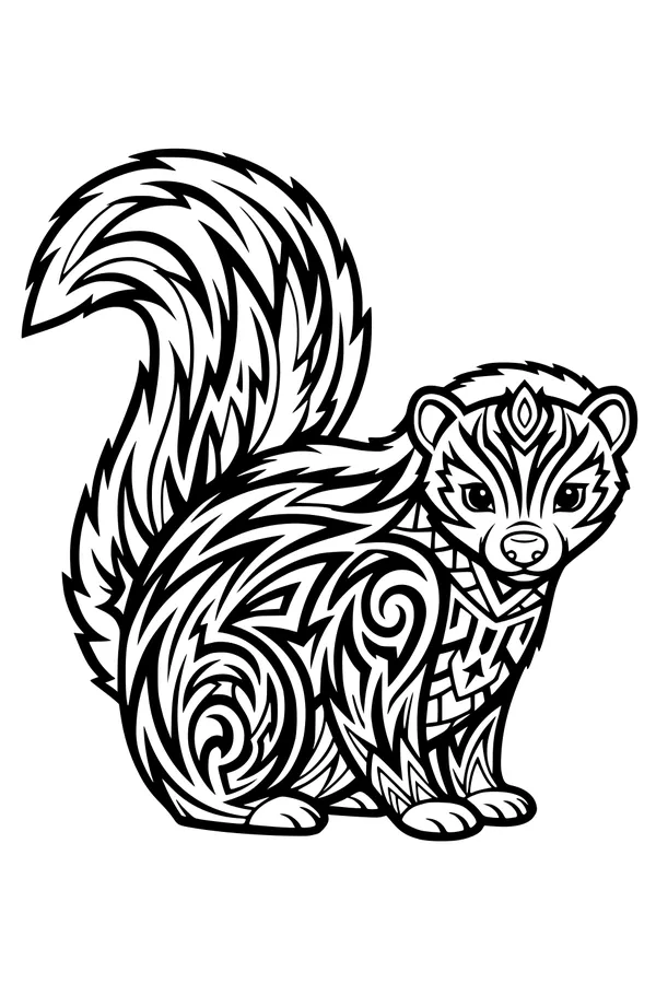 Sasha the Fancy Tail Skunk