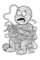 Mummy's Tangled Knitting Night