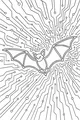 Bat Soars Through the Zooming Night Sky