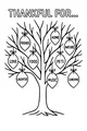 Tree of Thankful Leaves