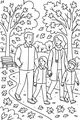 Thanksgiving Family Leaf Walk