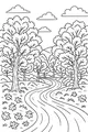 Leafy Path to Thanksgiving Woods
