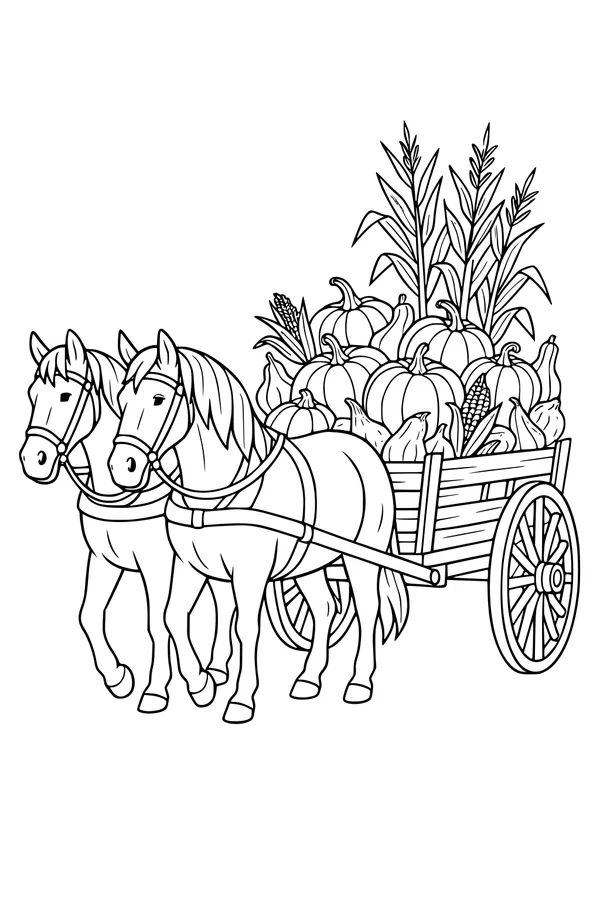 Horse-Drawn Harvest Parade