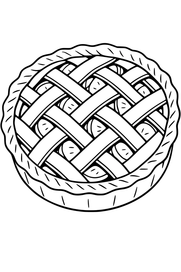 Harvest Lattice Pie