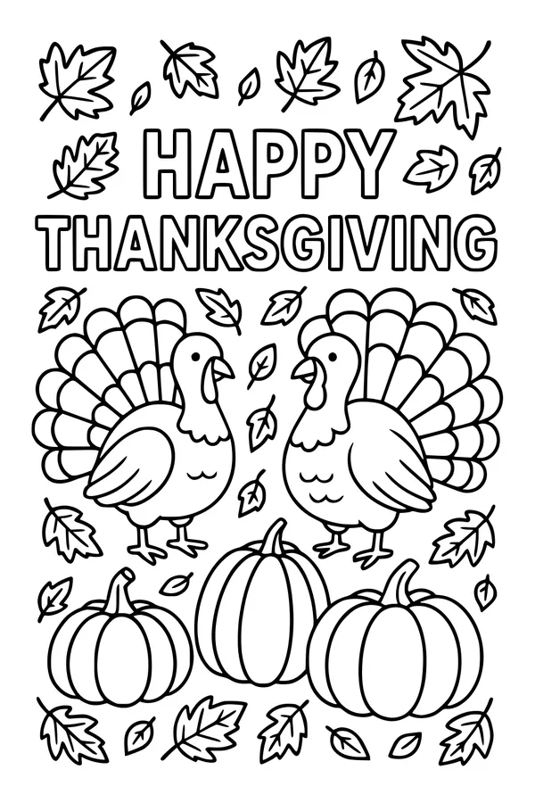 Turkey Parade at Harvest Time