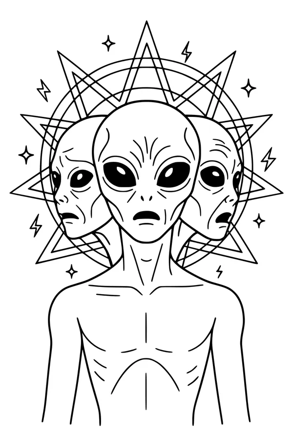 Three Moon-Faced Space Pals