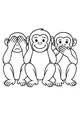 Three Silly Monkeys in a Row