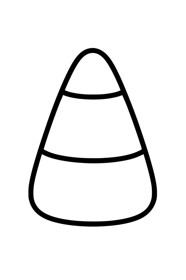 Three-Stripe Candy Corn