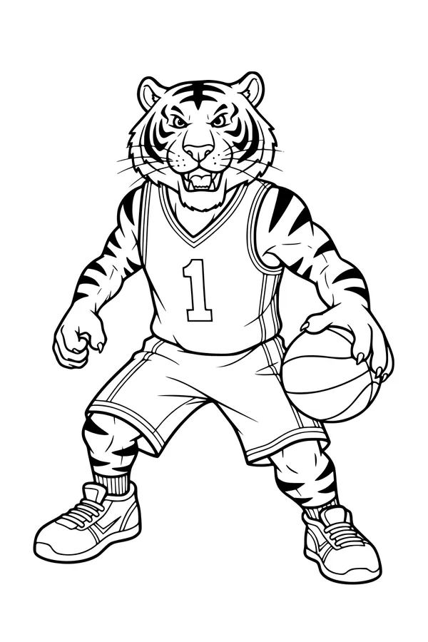 Tiger Mascot Shoots for the Win