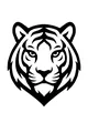 Majestic Tiger with Bold Stripes