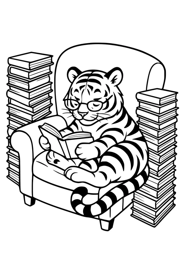 Timmy Tiger’s Cozy Reading Break