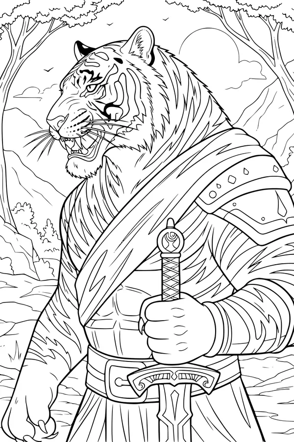 Sir Tiger of the Wild Forest