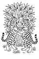 Tigers Tussle in the Bamboo Grove