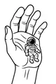 Little Astronaut in a Gentle Hand