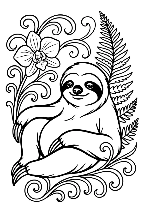 Sloth’s Lazy Jungle Nap