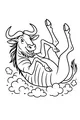 Tumbling Wildebeest in Dusty Giggles