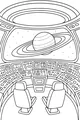 UFO Bridge: Ringed Planet View
