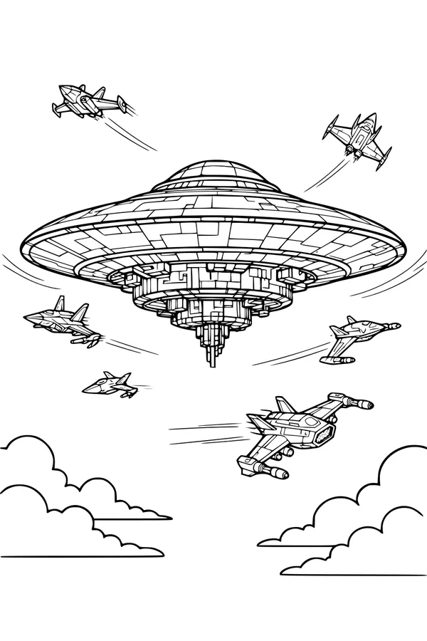 Sky Dance of the Saucer