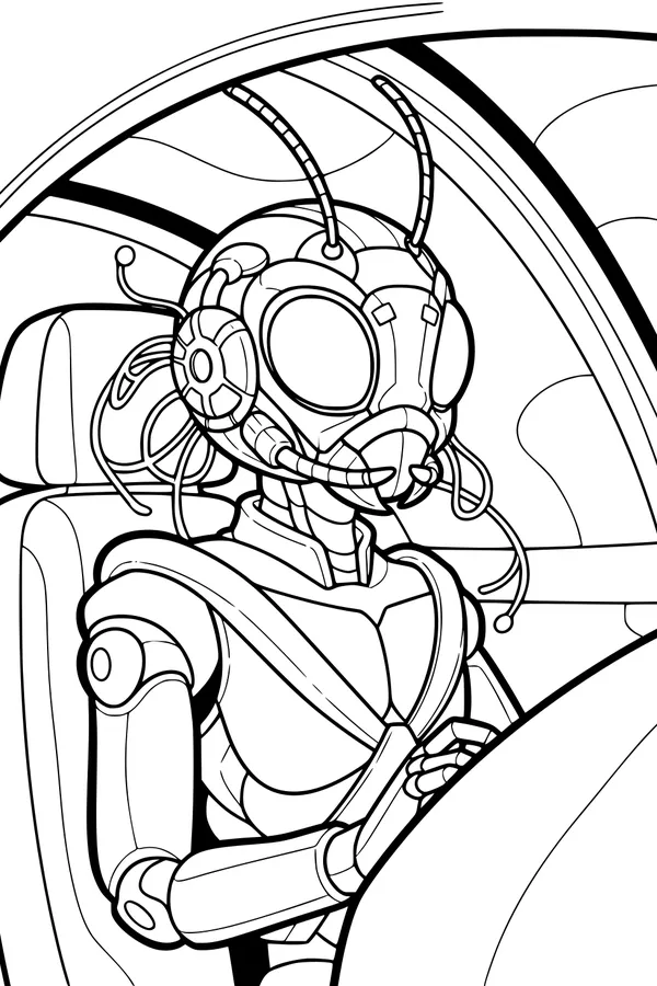 Captain Zizi at the UFO Helm