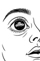 Spaceship in the Boy's Eye