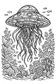 UFO Jellyfish Visits the Reef