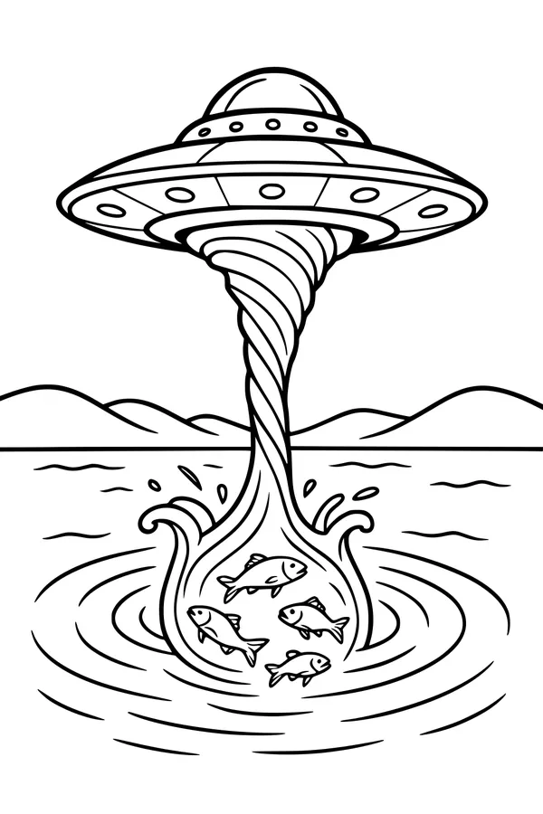 Lake Swirl UFO and Giggly Fish