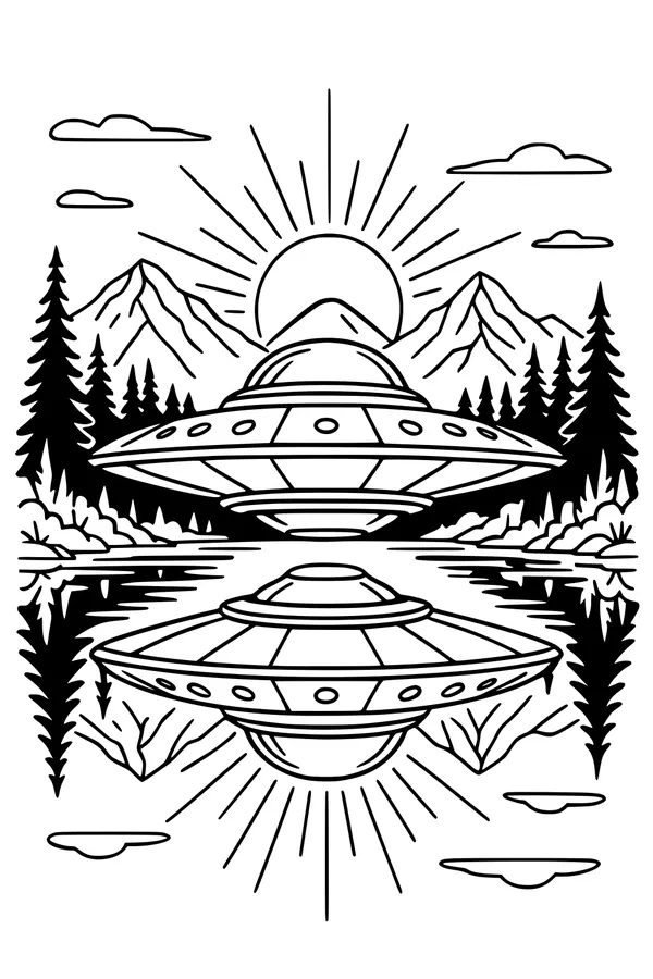 Sunrise Saucer at Mirror Lake