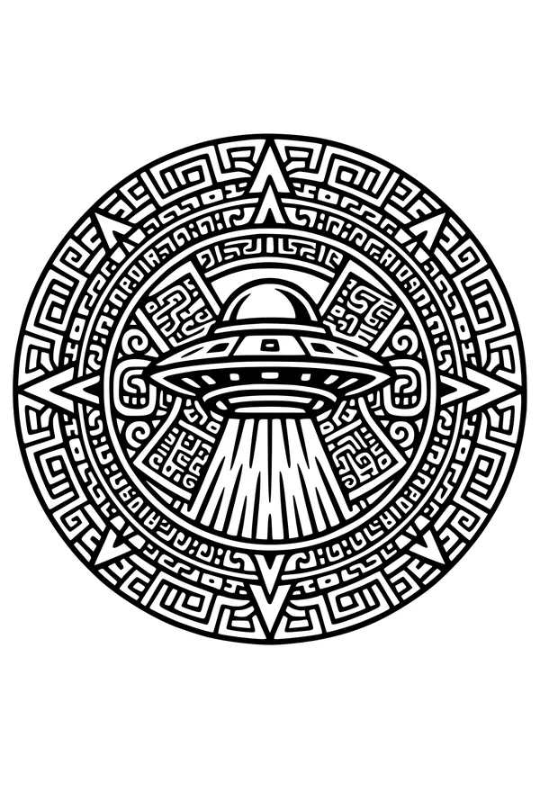 Saucer Beam over Maze Rings