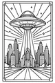 UFO Over the Shining City