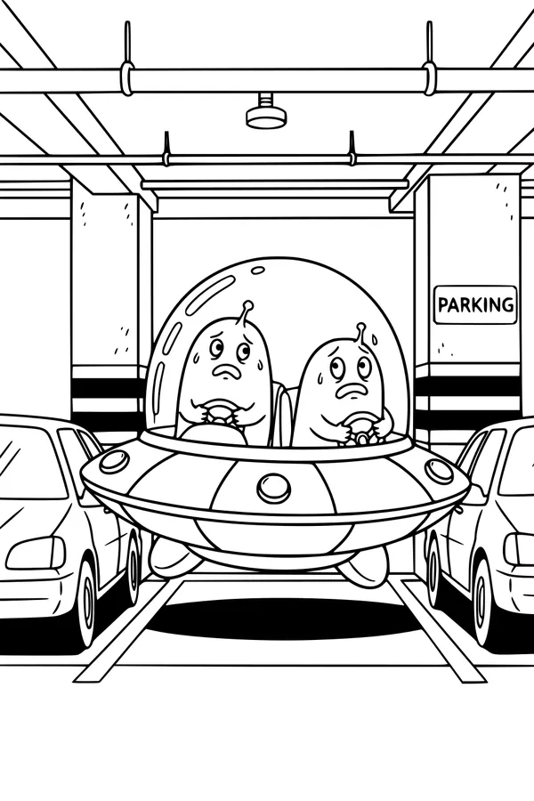 Parking Lot UFO Mix-Up