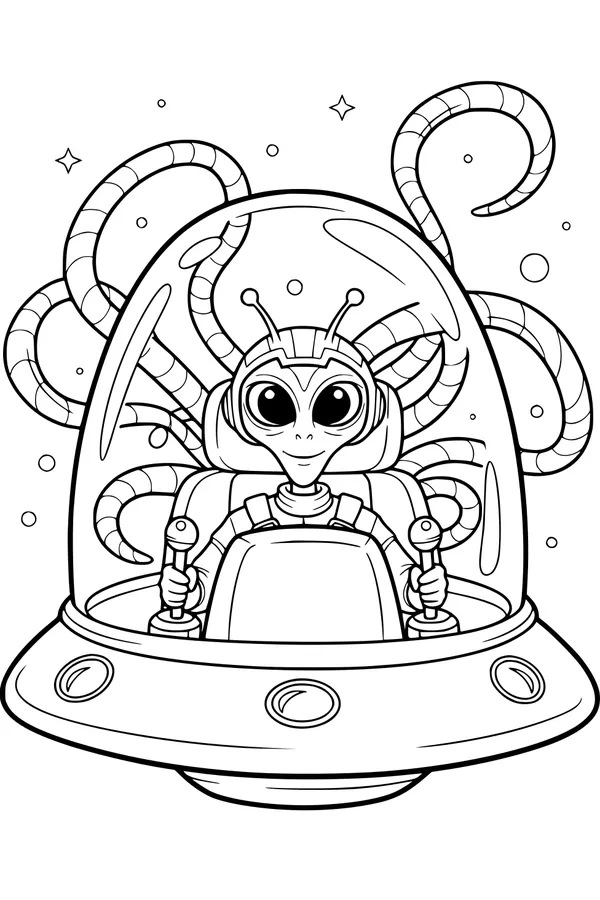 Starlight Pilot in Bubble Saucer