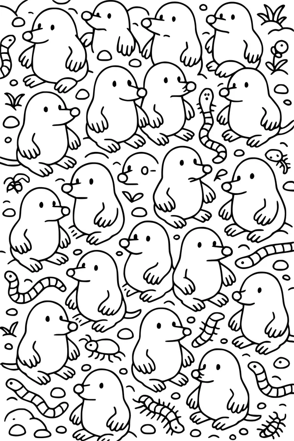 Muddy Moles and Wiggly Worm Friends