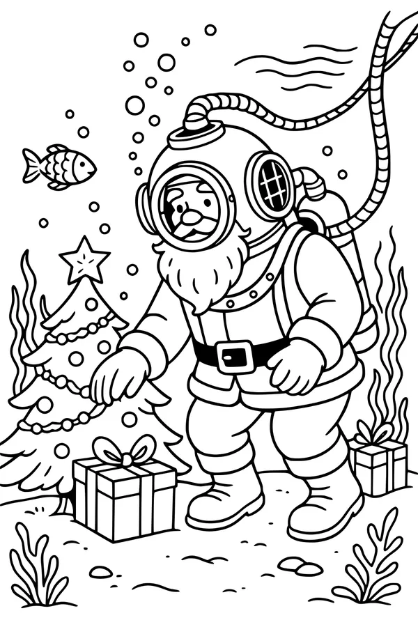 Santa's Undersea Gift Drop