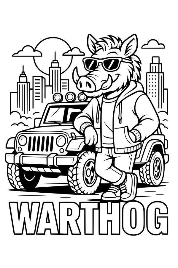City Cool Warthog on Wheels