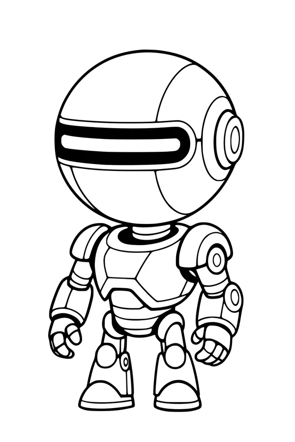 Buddy Bot With Shiny Visor