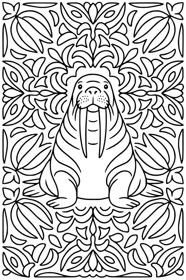 The Whiskery Walrus in the Wavy Garden