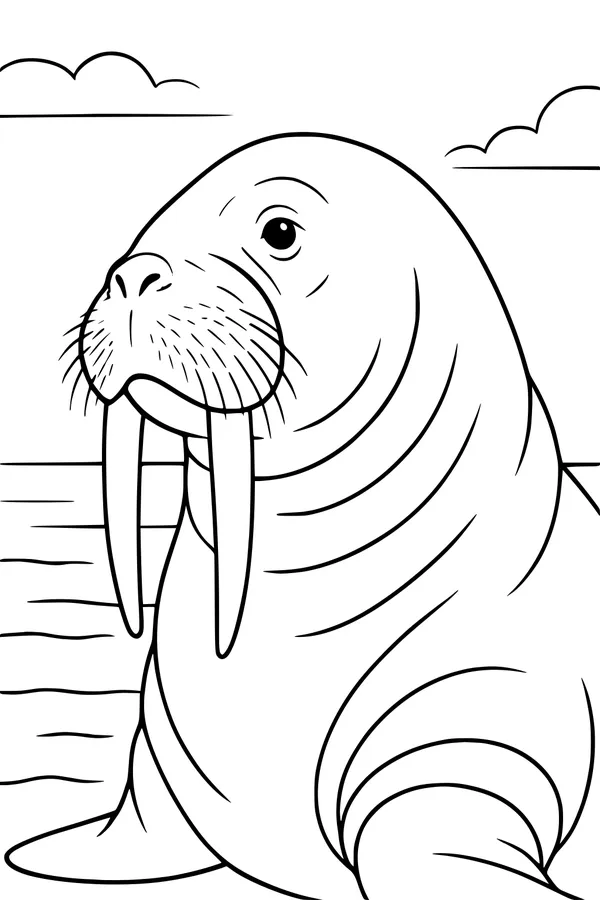 Mr. Walrus and His Big Silly Whiskers