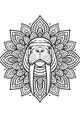 Walrus With Whiskers in a Patterned Crown