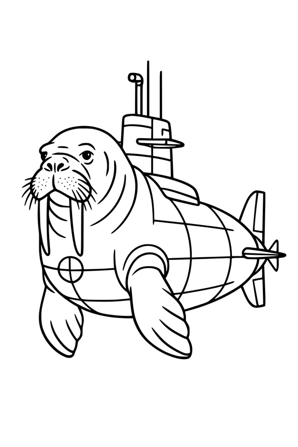 Walrus Captain and the Silly Submarine