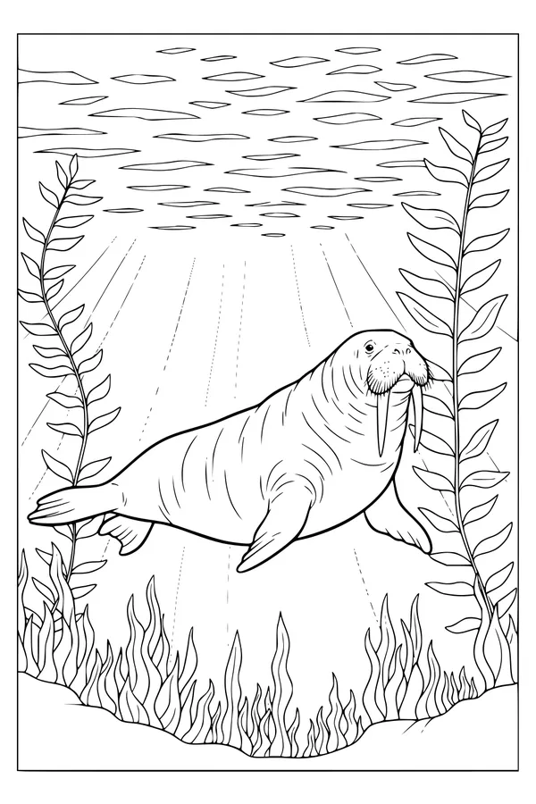 Sunbeams and Seaweed with Walrus Wally