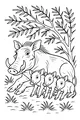 Lazy Afternoon with a Warthog Family