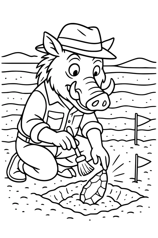 Professor Warthog’s Big Fossil Find