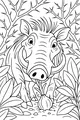 Warthog’s Snack in the Thorn Bushes