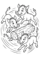 Warthog Whirl Around the Log