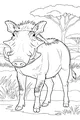 Warthog Stroll on the Savannah