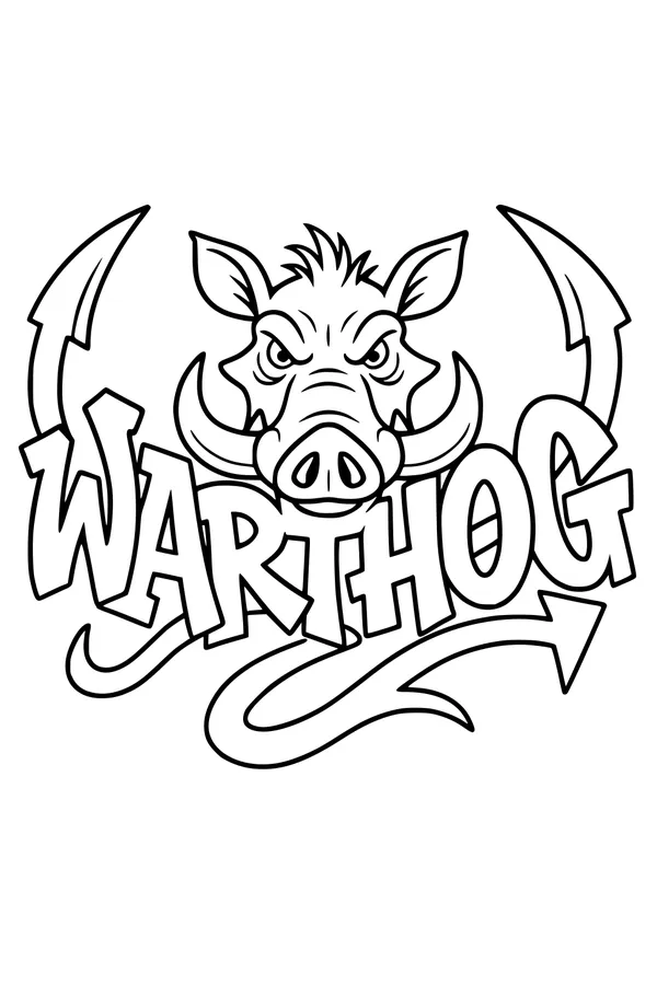 Wart Hog Wild and Bold